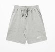 画像2: Unbeaten simple sunny rogo street casual shorts five-point pants   ユニセックス男女兼用レターロゴ入りシンプルスウェットショートパンツ (2)