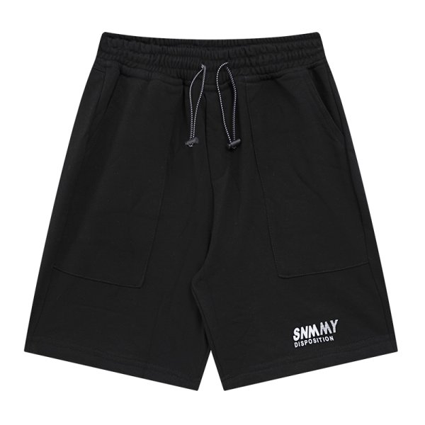 画像1: Unbeaten simple sunny rogo street casual shorts five-point pants   ユニセックス男女兼用レターロゴ入りシンプルスウェットショートパンツ (1)