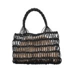 画像3:  rope woven bag tote bag  ロープ編みトートバック エコバック (3)