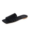 画像2: Leather flat sandals slippers  shoes 　レザーフラットサンダル スリッパ シューズ　大きなサイズあり　 (2)