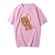 画像5: Small jelly & big jelly print print Short SleeT Shirt　トムとジェリー スモールジェリー＆ビックジェリー  プリント Tシャツ ユニセックス男女兼用 (5)