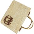 画像5: bamboo handle woven straw bag  tote bag   バンブーハンドル籠 かごトートバック エコバック (5)