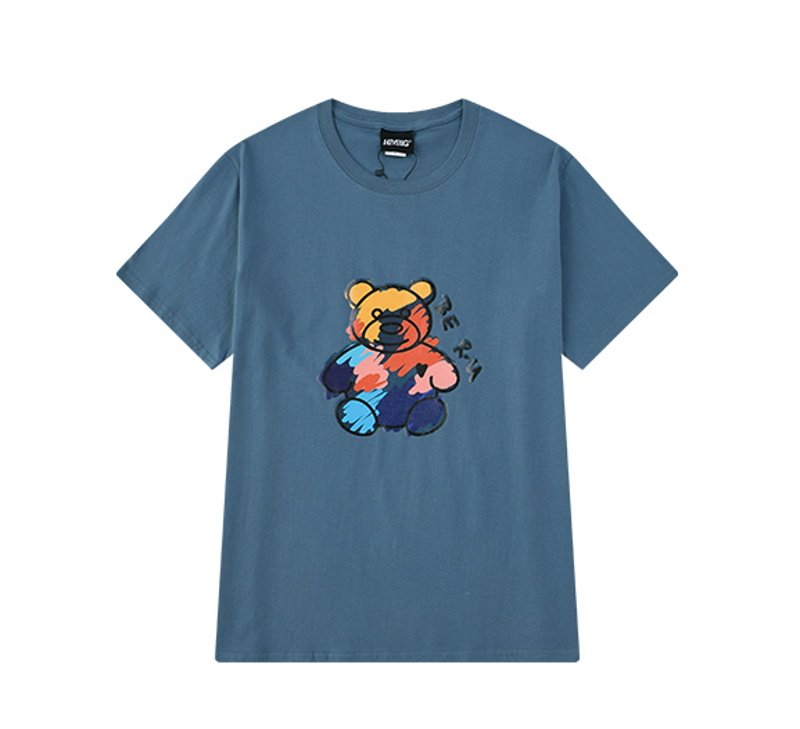 画像4:  Unisex bear graphic t-shirtT-shirt　ユニセックス 男女兼用グラフィックベア クマ半袖 Tシャツ (4)