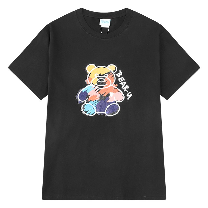 画像3:  Unisex bear graphic t-shirtT-shirt　ユニセックス 男女兼用グラフィックベア クマ半袖 Tシャツ (3)