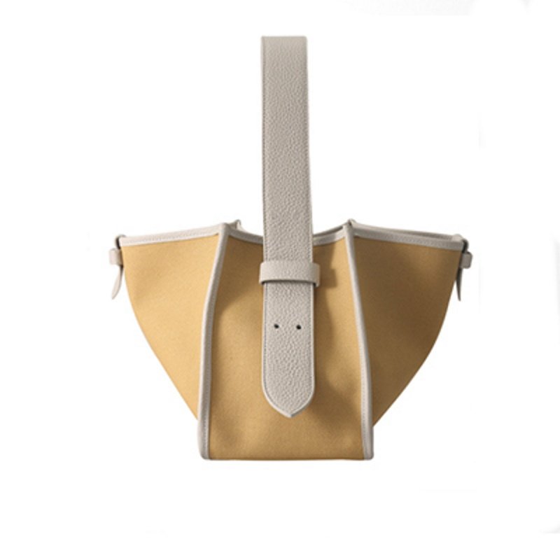 画像3: blocking canvas  one-shoulder handbag Shoulder tote bag   キャンバスベーシック ワンショルダー  トート2WAYバック エコバック (3)