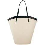 画像1: blocking canvas large-capacity one-shoulder handbag Shoulder tote bag   ブロッキングキャンバス ラージサイズ ショルダー トートバック エコバック (1)