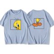 画像4: Tweety loose short sleeve T-shirt Looney Tunes ユニセックス男女兼用 ルーニー・テューンズ トゥイーティー 半袖Tシャツプルオーバ ー (4)