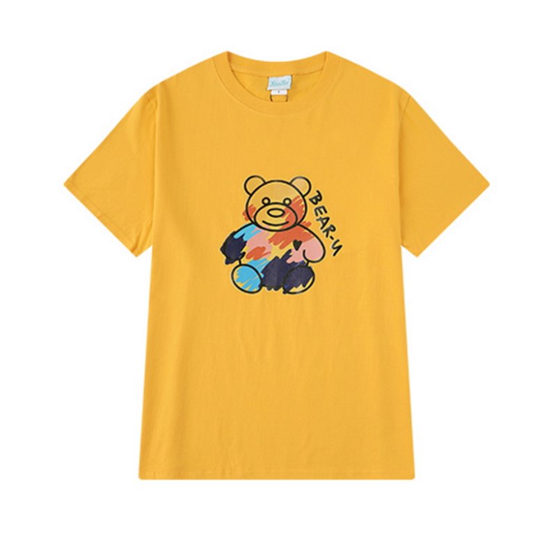 画像7:  Unisex bear graphic t-shirtT-shirt　ユニセックス 男女兼用グラフィックベア クマ半袖 Tシャツ (7)