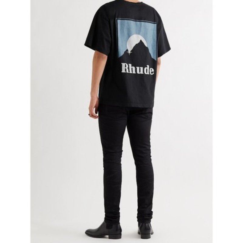 画像3:  Unisex Marlboro logo letter printingT-shirt ユニセックス 男女兼用レターロゴ&サンセットプリント半袖 Tシャツ (3)