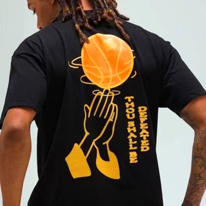 画像8:  Unisex top ball figure printingT-shirt ユニセックス 男女兼用トップボールフィギュア半袖 Tシャツ (8)