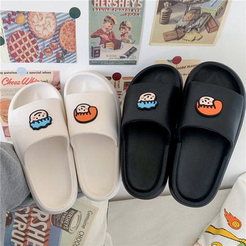 画像4: Boy & Girl Paint Flip Flop Shower Sandals slippers   ボーイ＆ガールペイントプラットフォーム フリップフロップ サンダルシャワーサンダル ビーチサンダル ユニセックス男女兼用 (4)