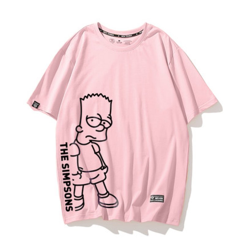 画像5: Unisex scribbling Simpson printingT-shirt ユニセックス 男女兼用THE SINPSONSロゴ入りシンプソン半袖 Tシャツ (5)