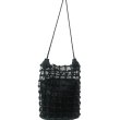 画像10: new woven Cast net hollow shoulder bag tote bag  レザー網バック ショルダー トートエコバック (10)