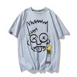 画像3: Unisex scribbling Simpson printingT-shirt　ユニセックス 男女兼用落書きシンプソン半袖 Tシャツ (3)