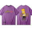 画像8:  Unisex Donut x Simpson Print Short Sleeve T-shirt　ユニセックス 男女兼用 シンプソン×ドーナツ半袖 Tシャツ (8)