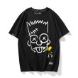 画像7: Unisex scribbling Simpson printingT-shirt　ユニセックス 男女兼用落書きシンプソン半袖 Tシャツ (7)