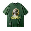 画像4:  Unisex Headphone boy  Print Short Sleeve T-shirt　ユニセックス 男女兼用 ヘッドホーンボーイ半袖 Tシャツ (4)