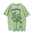画像4: Unisex scribbling Simpson printingT-shirt　ユニセックス 男女兼用落書きシンプソン半袖 Tシャツ (4)
