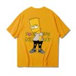画像9:  Unisex Donut x Simpson Print Short Sleeve T-shirt　ユニセックス 男女兼用 シンプソン×ドーナツ半袖 Tシャツ (9)