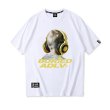画像1:  Unisex Headphone boy  Print Short Sleeve T-shirt　ユニセックス 男女兼用 ヘッドホーンボーイ半袖 Tシャツ (1)