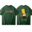 画像7:  Unisex Donut x Simpson Print Short Sleeve T-shirt　ユニセックス 男女兼用 シンプソン×ドーナツ半袖 Tシャツ (7)