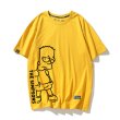 画像6: Unisex scribbling Simpson printingT-shirt　ユニセックス 男女兼用THE SINPSONSロゴ入りシンプソン半袖 Tシャツ (6)