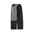 画像2: Unisex contrast stitching jeans drawstring loose harem Pants   ユニセックス 男女兼用カラーコントラストステッチルーズ デニムパンツ (2)