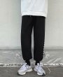 画像5: Unisex  side checkered loose wide-leg pants Sweatpants Jogger Pants   ユニセックス 男女兼用サイドチェック柄 スウェットパンツ ジョガーパンツ (5)