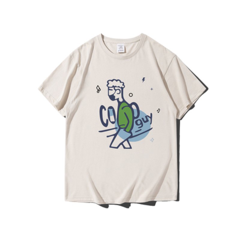 画像6: unisex  coolguy print sleeve T-shirt ユニセックス アニメプリント Tシャツ (6)