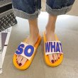 画像5: Unisex  wild thick-soled flip flops  sandals slippers   ユニセックス男女兼用 so what プラットフォーム フリップフロップ  シャワー ビーチ サンダル  (5)