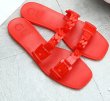 画像5: chain square toe flat sandals slippers shoes 　チェーンスクエアトゥ フラットサンダル　スリッパ (5)