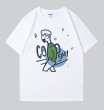 画像13: unisex  coolguy print sleeve T-shirt　ユニセックス アニメプリント Tシャツ (13)