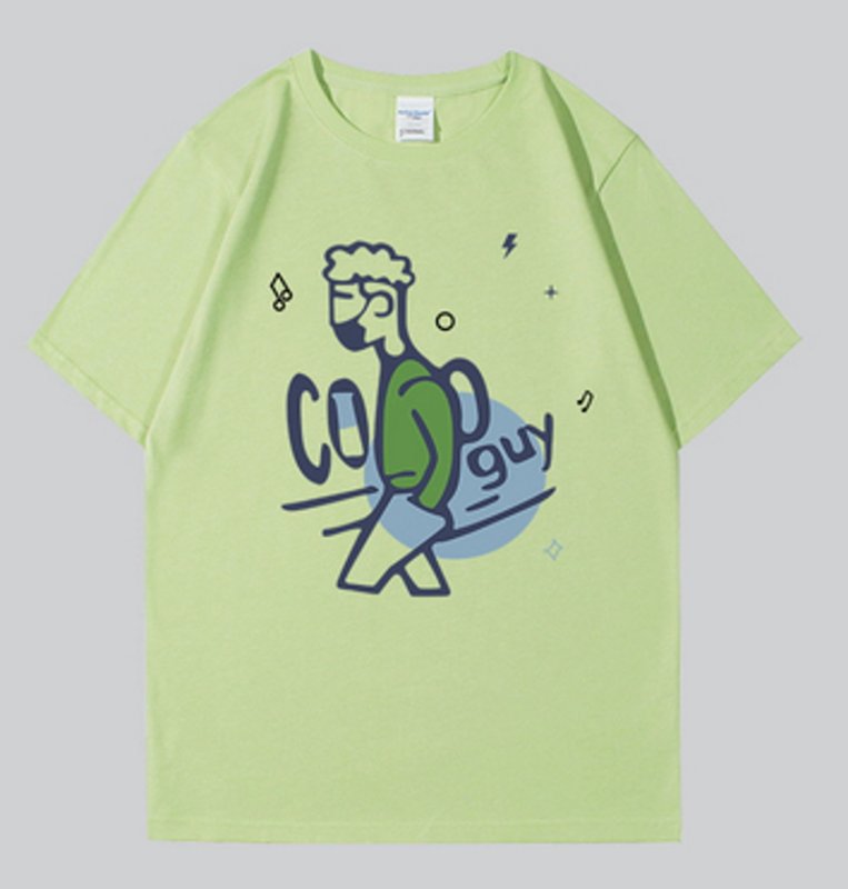 画像9: unisex  coolguy print sleeve T-shirt ユニセックス アニメプリント Tシャツ (9)