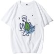 画像1: unisex  coolguy print sleeve T-shirt　ユニセックス アニメプリント Tシャツ (1)