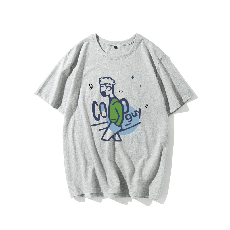 画像3: unisex  coolguy print sleeve T-shirt ユニセックス アニメプリント Tシャツ (3)