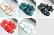 画像7: chain square toe flat sandals slippers shoes 　チェーンスクエアトゥ フラットサンダル　スリッパ (7)