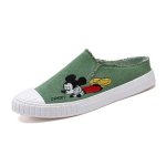 画像9: Men's Unisex Mickey mouse embroidered half sneakers shoes     ミッキーマウス　ミッキー刺繍ハーフスニーカー (9)