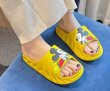 画像9: Women Mickey Mickey Mouse soft bottom flat Sandals slippers shower sandals　フラットミッキー　ミッキーマウス カラーシンプル スリッパ　サンダル　シャワーサンダル (9)