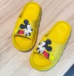 画像4: Women Mickey Mickey Mouse soft bottom flat Sandals slippers shower sandals　フラットミッキー　ミッキーマウス カラーシンプル スリッパ　サンダル　シャワーサンダル (4)