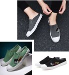 画像6: Men's Unisex Mickey mouse embroidered half sneakers shoes     ミッキーマウス　ミッキー刺繍ハーフスニーカー (6)