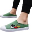 画像5: Men's Unisex Mickey mouse embroidered half sneakers shoes     ミッキーマウス　ミッキー刺繍ハーフスニーカー (5)