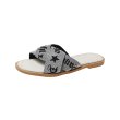 画像3: Women flat cross sandals slippers　フラットクロスシンプル サンダル　スリッパ (3)