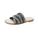 画像2: Women flat cross sandals slippers　フラットクロスシンプル サンダル　スリッパ (2)