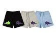 画像7: Unisex star embroidery sports five-point pants   ユニセックス男女兼用スターエンブレム付きショートパンツ ハーフパンツ (7)