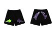 画像2: Unisex star embroidery sports five-point pants   ユニセックス男女兼用スターエンブレム付きショートパンツ ハーフパンツ (2)