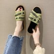 画像6: Women flat cross sandals slippers　フラットクロスシンプル サンダル　スリッパ (6)