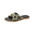 画像4: Women flat cross sandals slippers　フラットクロスシンプル サンダル　スリッパ (4)