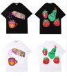 画像5: Unisex  four-eye fruit smiling faceTshirts    男女兼用 ユニセックス四つ目スマイル＆フルーツ半袖Tシャツ (5)