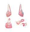 画像3:  Scarf motif rope tote shoulder 2WAY bag　　スカーフモチーフロープ ショルダー トートエコバック (3)