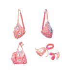 画像3:  Scarf motif rope tote shoulder 2WAY bag　　スカーフモチーフロープ ショルダー トートエコバック (3)